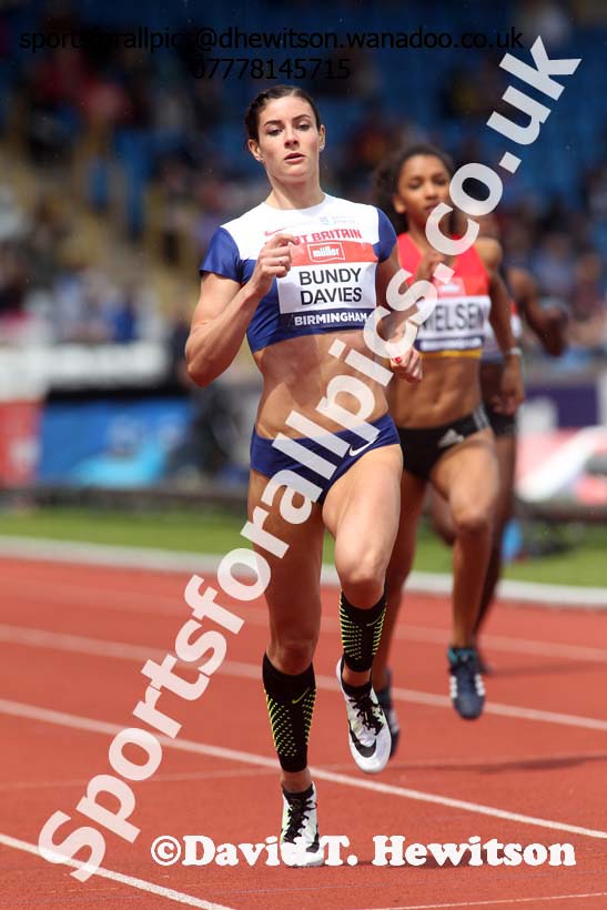 Womens 400 metres, British Championships, Birmingham. Photo: David T. Hewitson/Sports for All Pics